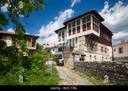 Griechenland, Westmakedonien Region, Kastoria, Museum der traditionellen Kostüme im Osmanischen untergebracht - ära Haus Stockfoto