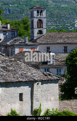 Griechenland, Epirus Region, Zagorochoria, Vikos-schlucht, Dorf Dilofo Stockfoto