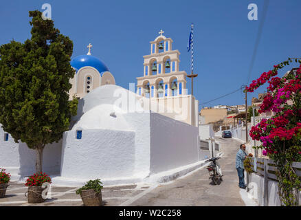 Akrotiri, Santorini (Thira), Kykladen, Griechenland Stockfoto