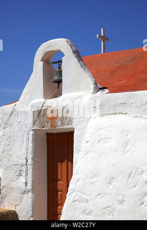 Kleine Kirche, Patmos, Dodekanes, griechische Inseln, Griechenland, Europa Stockfoto