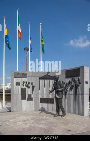 Irland, County Wexford, New Ross, Denkmal für US-Präsident J.F. Kennedy, dessen Familie emmigrated von New Ross Stockfoto