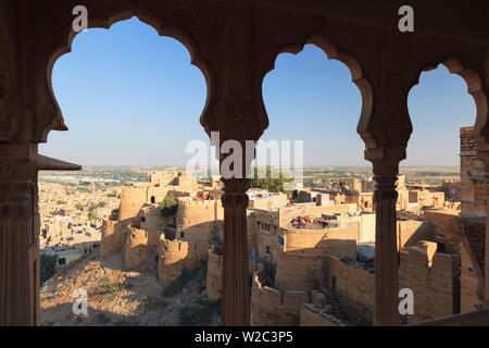 Indien, Rajasthan, Jaisalmer, Jaisalmer Fort Stockfoto