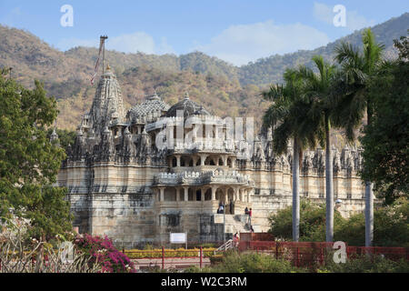 Indien, Rajasthan, Ranakpur Jain-Tempel Stockfoto