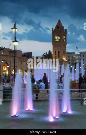 Irak, Kurdistan, Erbil, Shar Park (City Park) und Qaysari Basare Stockfoto