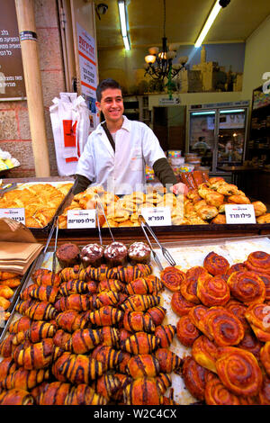 Konditorei, Mahane Yehuda Markt, Jerusalem, Israel, Naher Osten Stockfoto