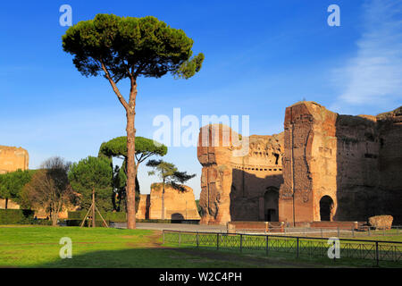 Caracalla-Thermen (217), Rom, Italien Stockfoto