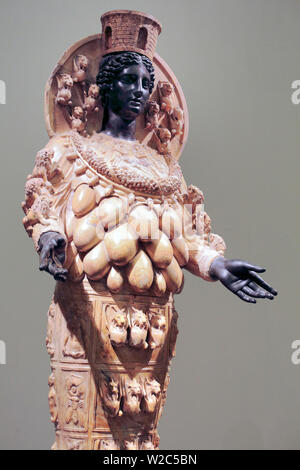 Statue der Artemis von Ephesus (2. Jahrhundert), das Nationale Archäologische Museum, Neapel, Kampanien, Italien Stockfoto