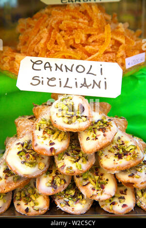 Cannoli, Sizilien, Italien Stockfoto