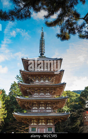 Japan, Kyoto, Daigoji Tempel, Goju-keine-Pagode Stockfoto