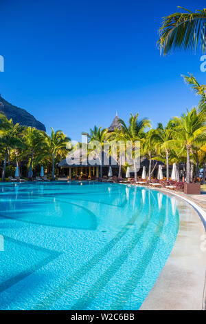 Beachcomber Paradis Hotel, Le Morne Brabant Halbinsel, Black River (Riviere Noire), Westküste Mauritius Stockfoto