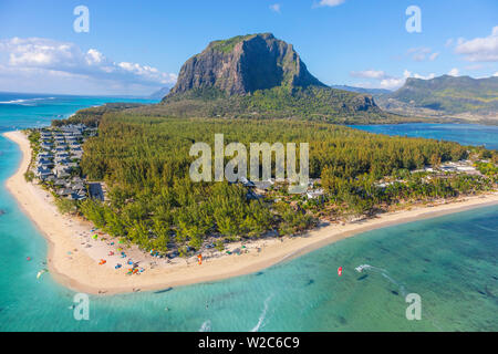 Halbinsel Le Morne Brabant, Black River (Riviere Noire), Westküste Mauritius Stockfoto