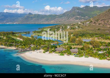 Beachcomber Paradis Hotel, Le Morne Brabant Halbinsel, Black River (Riviere Noire), Westküste Mauritius Stockfoto