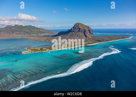 Halbinsel Le Morne Brabant, Black River (Riviere Noire), Westküste Mauritius Stockfoto