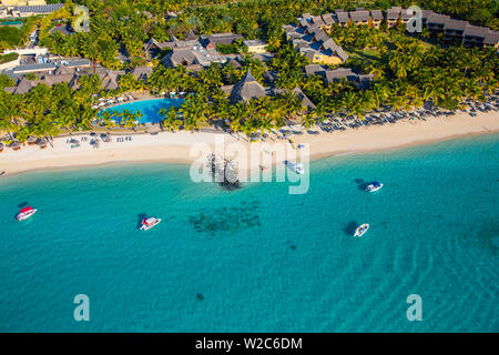 Beachcomber Paradis Hotel, Le Morne Brabant Halbinsel, Black River (Riviere Noire), Westküste Mauritius Stockfoto