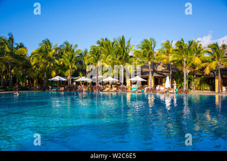 Beachcomber Paradis Hotel, Le Morne Brabant Halbinsel, Black River (Riviere Noire), Westküste Mauritius Stockfoto