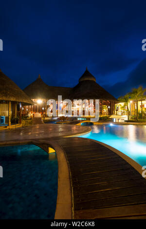 Le Touessrok Hotel, Trou D'eau Douce, Flacq, Ostküste, Mauritius Stockfoto