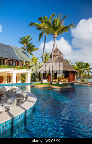 Le Touessrok Hotel, Trou D'eau Douce, Flacq, Ostküste, Mauritius Stockfoto