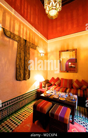 Marokko Fes Hotel Riad Fes Hotelzimmer Bei Nacht