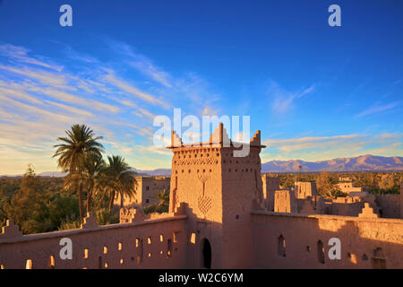 Kasbah Amerhidil, Skoura, Ouarzazate Region, Marokko, Nordafrika Stockfoto