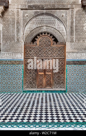 Attarine Madrasa (1325), Fes, Marokko Stockfoto