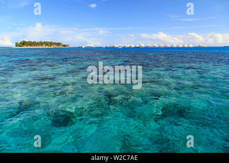 Malediven, Süd Ari Atoll, Thudufushi Island, Diamanten Thudufushi Resort Stockfoto