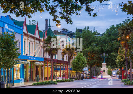 Wanganui, Neuseeland, Nordinsel, Victoria Avenue, dawn Stockfoto