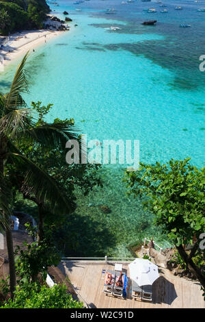 Philippinen, Visayas, Boracay Island, Diniwid Beach Stockfoto