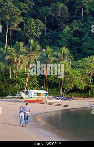 Philippinen, Palawan, Port Barton, Turtle Bay (MR) Stockfoto
