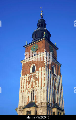 Rathausturm, Krakau, Polen, Europa Stockfoto