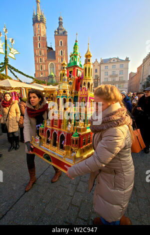 Traditionelle Weihnacht Krippe Festival, Krakau, Polen, Europa Stockfoto