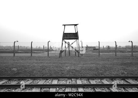 Auschwitz ll Birkenau KZ Birkenau, Polen, Europa Stockfoto