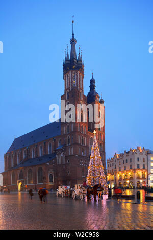 Christmas Market, Krakau, Polen, Europa Stockfoto