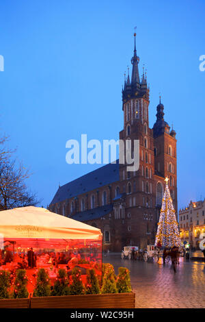 Christmas Market, Krakau, Polen, Europa Stockfoto