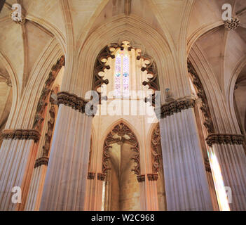 Kloster Batalha (Mosteiro da Batalha), Batalha, Portugal Stockfoto