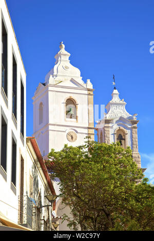 Kirche von Santo Antonio, Lagos, Algarve, Algarve, Portugal, Europa Stockfoto