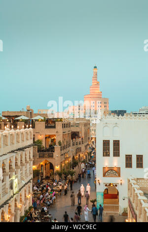 Katar, Doha, Fanar Qatar Islamische Kulturzentrum und Souq Waqif Stockfoto