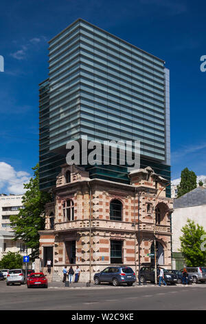 Rumänien, Bukarest, Piata Revolutei Platz, Sitz der rumänischen Architektenkammer Stockfoto