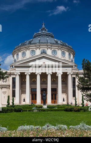 Rumänien, Bukarest, rumänische Atheneum, außen Stockfoto