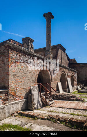 Rumänien, Bukarest Lipscani alte Stadt, alte fürstliche Hof, außen Stockfoto