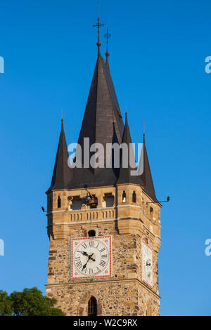 Rumänien, Maramures Region, Baia Mare, St. Stephan-Turm Stockfoto