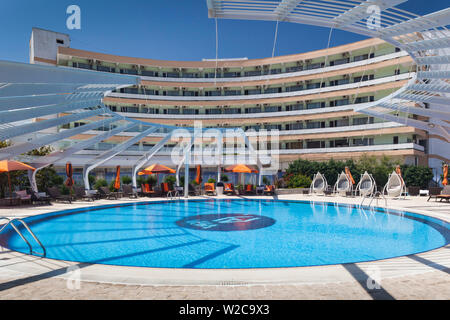 Rumänien, Schwarzes Meer, Mamaia, Vega Hotel, Pool Stockfoto