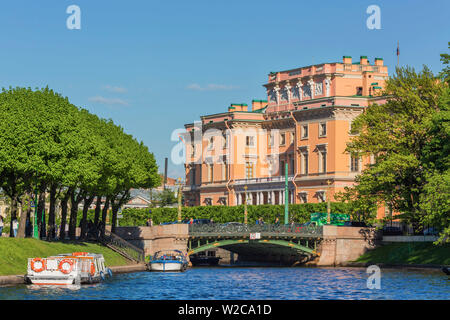 Mikhailovsky (Engineers Burg), Sankt Petersburg, Russland Stockfoto