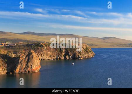 Olchon, Landschaft in der Nähe von Hushir, Baikalsee, Russland Stockfoto