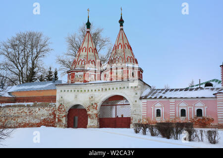 St. Alexander Convent, Susdal, Vladimir Region, Russland Stockfoto