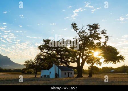 Bauernhaus nr Franschoek, Winelands, Provinz Westkap, Südafrika Stockfoto