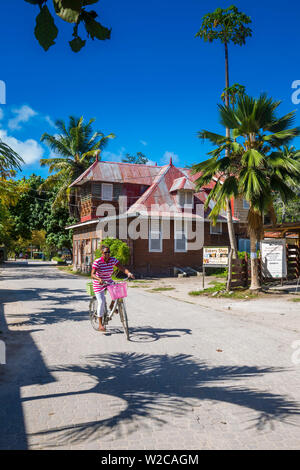 La Passe, La Digue, Seychellen Stockfoto