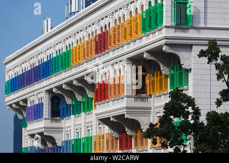 Singapur, MITA Gebäude, Ministerium für Information und die Künste, untergebracht im ehemaligen Polizeikaserne Stockfoto