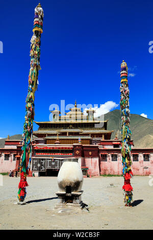 Utse Tempel, Dranang, Shannan Präfektur, Samye Kloster (Samye Gompa), Tibet, China Stockfoto