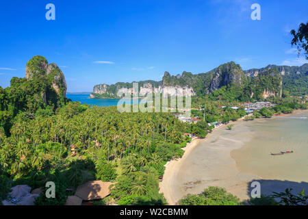 Thailand, Krabi, Railay Beach Hut Stockfoto