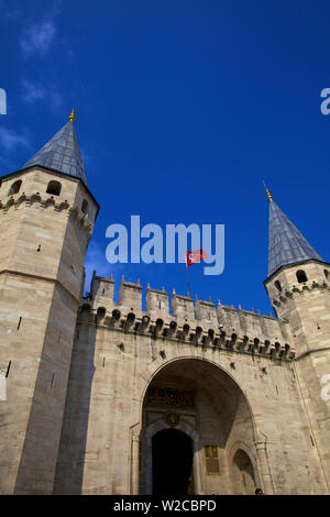 Tor der Anrede, Topkapi Palace, Istanbul, Türkei Stockfoto